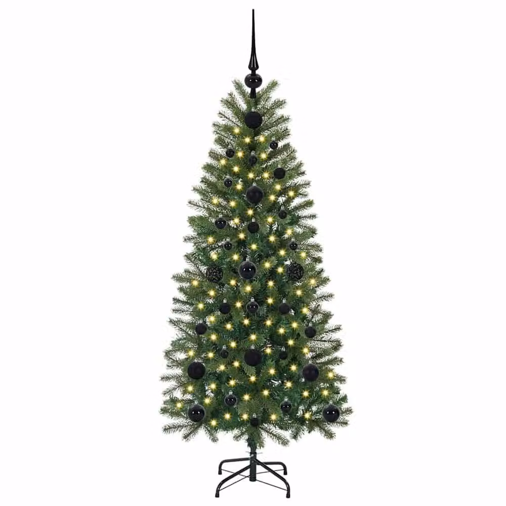 Berkfield Home Artificial Green Christmas Tree with 150 LEDs, Height: 120 cm – 3
