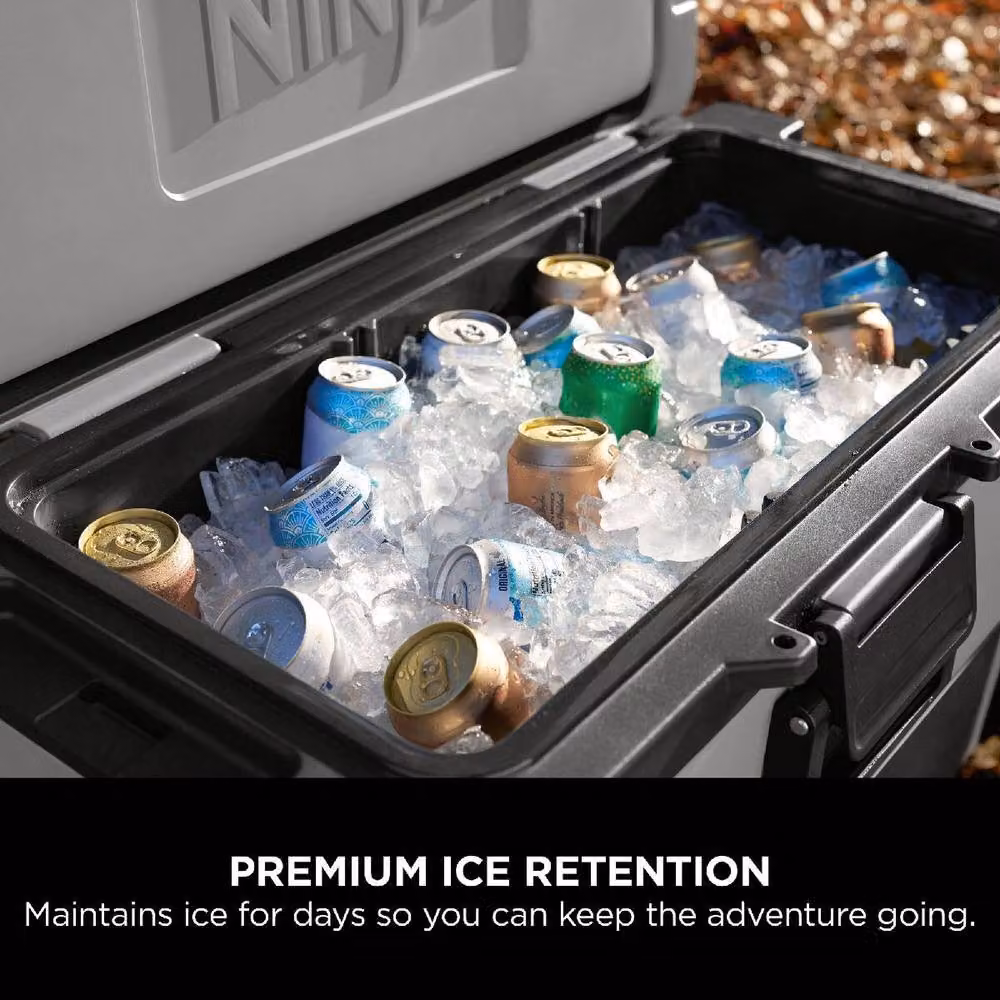 Ninja FrostVault 61L Wheeled Cooler with Dry Zone FB265EUUK in Grey – 6