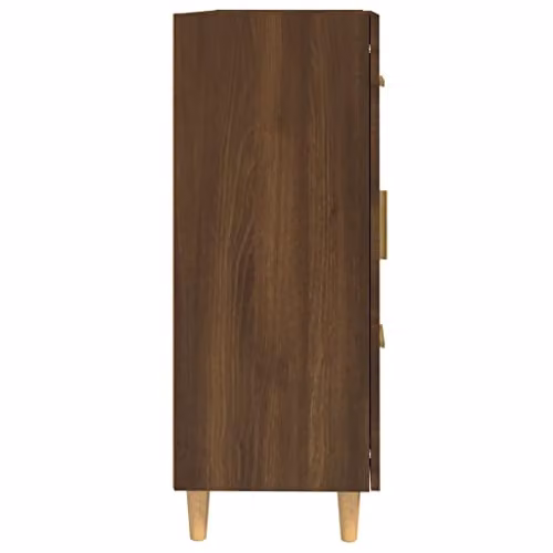 vidaXL Classic Sideboard in Brown Oak, W/D/H: 69.5 x 34 x 90 cm – 6