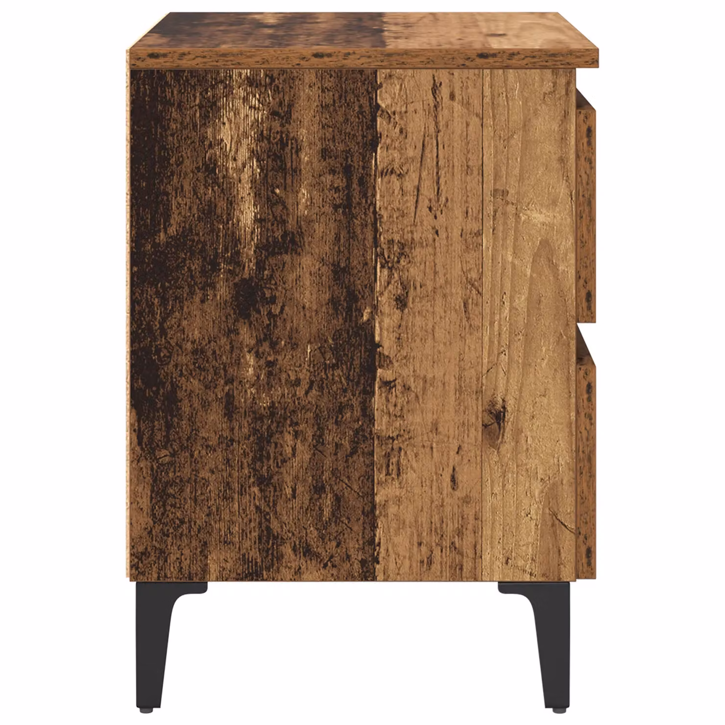 Berkfield Home Bed Cabinet in Old Wood Brown, W/D/H: 40 x 35 x 50 cm – 3