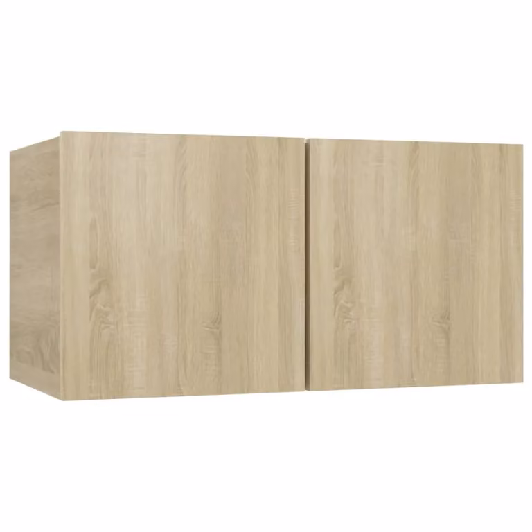 Berkfield Home 6 Piece Modern Sonoma Oak TV Cabinet Set in Brown