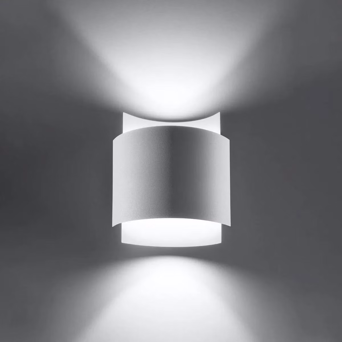 Sollux Lighting Industrial Up and Down Wall Lamp in White, W/D/H: 23 x 22 x 11 cm – 3