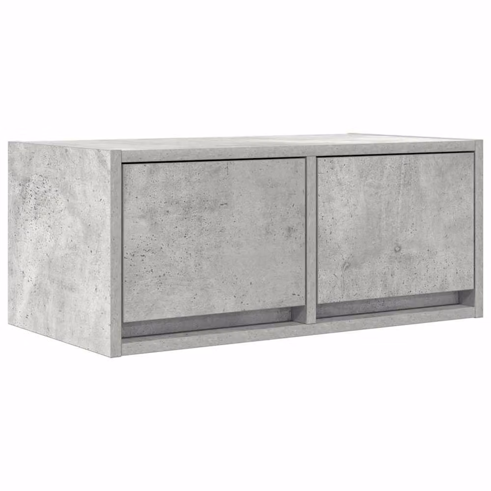 Berkfield Home TV Cabinet in Concrete Grey, W/D/H: 60 x 31 x 25.5 cm – 2