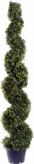 Best Artificial Green Boxwood Spiral Tree, Height: 152.4 cm