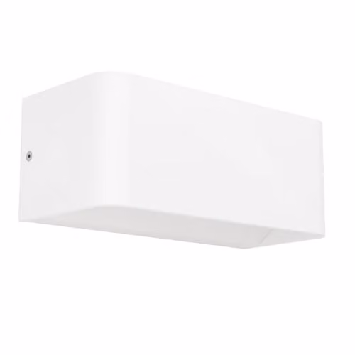 Eglo Connect.z Sania-Z Smart LED Outdoor Wall Light, White Aluminium, IP55, RGBW Up/Down Lighting