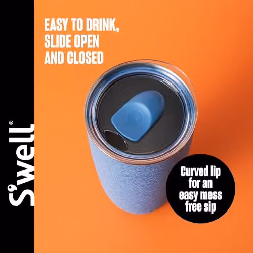 S'well Stainless Steel Tumbler in Blue, 700ml – 2