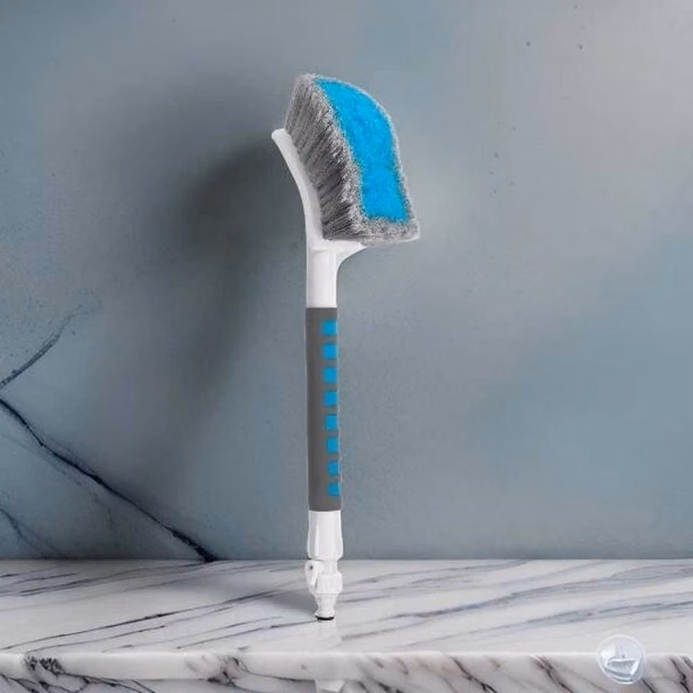 FLAVORA Water Fed Car Wash Brush with Long Handle in Blue – 2
