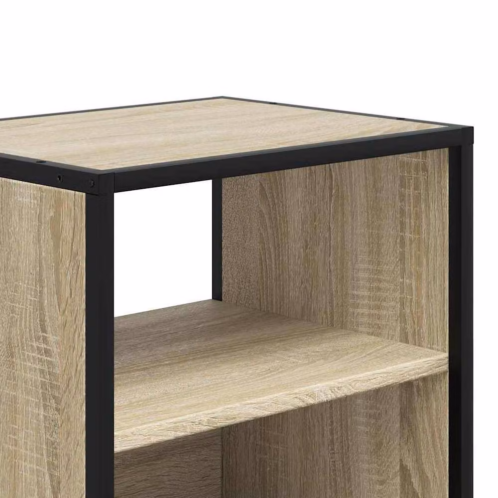 Berkfield Home Set of 2 Wall-mounted Bedside Cabinets in Sonoma Oak, Light Tan, W: 40 cm, D: 31 cm, H: 39.5 cm – 8