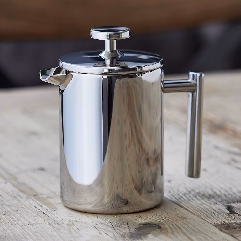 Stellar Double Walled Cafetiere, 300ml, Metallic Silver – 2
