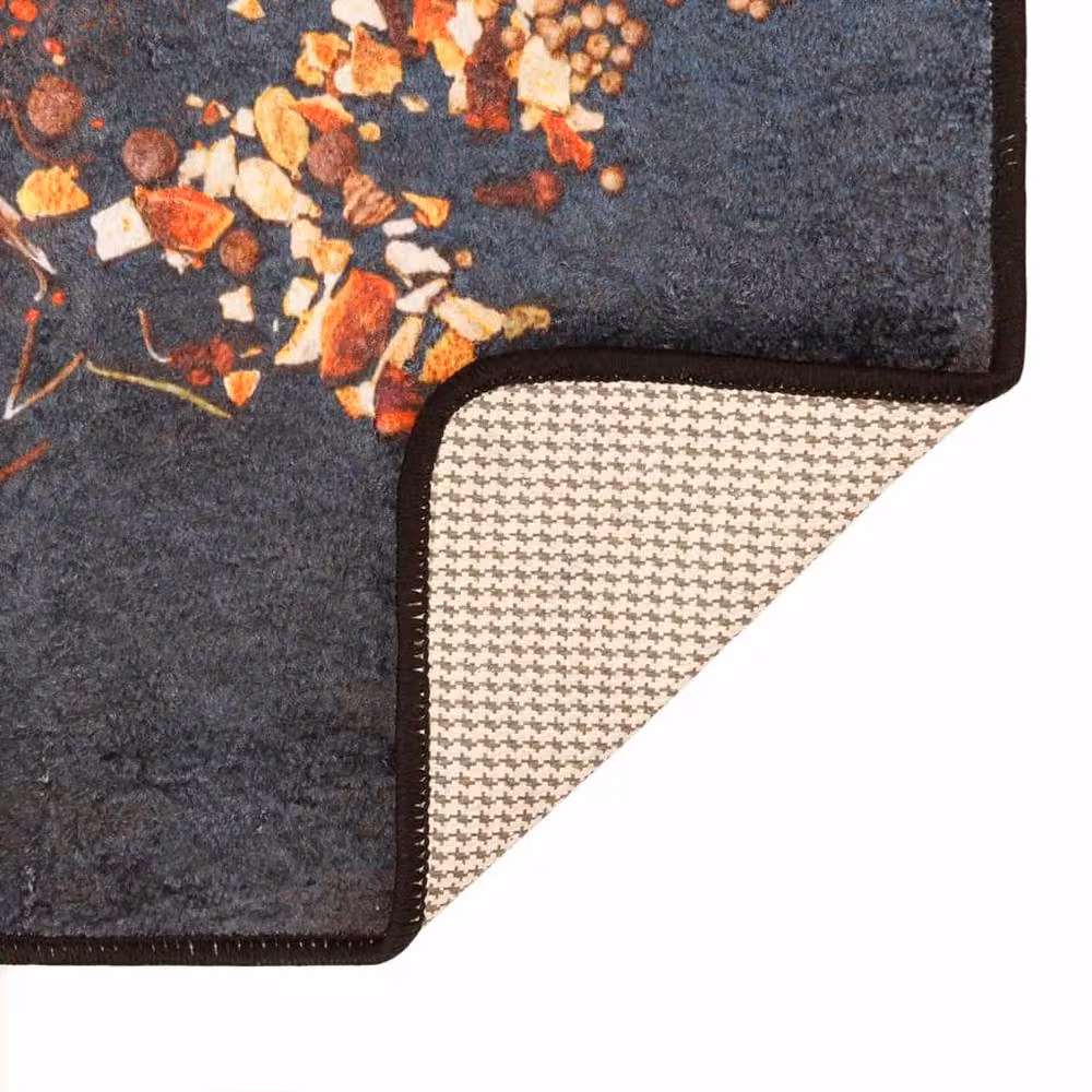 Berkfield Home Multicolour Kitchen Rug, Washable and Anti-Slip, W: 60 cm, L: 180 cm – 2