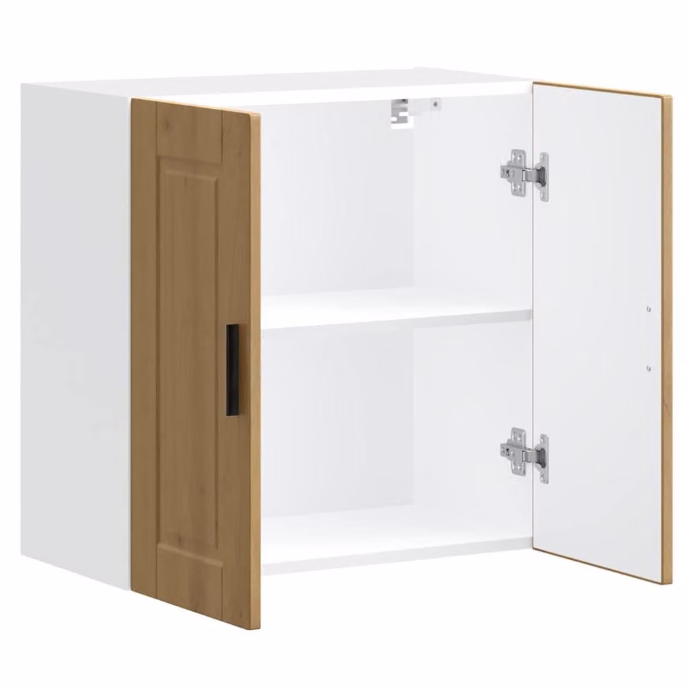 Berkfield Home Porto Artisan Oak Wall Mounted Kitchen Cabinet in Brown – 2