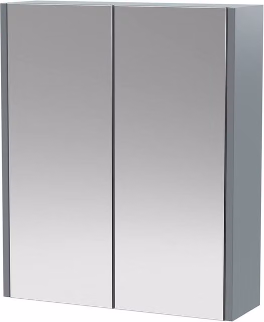 Balterley Winshill Grey Rectangular Wall Mirror, Width: 60 cm