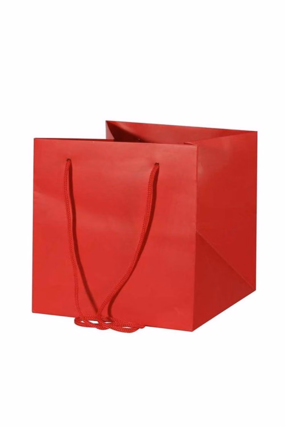 KDMD Red Medium Hand Tied Paper Party Bags, 6 Pack – 2