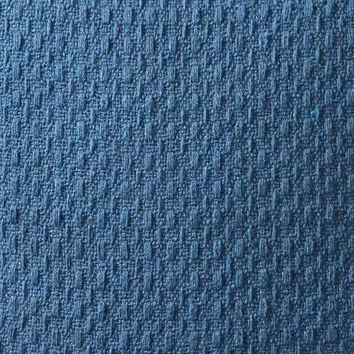 Drift Home Hayden Textured Woven Throw in Petrol Blue with Fringes, W/D/H: 200 x 200 x 1 cm – 3