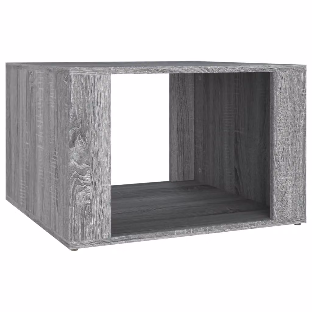 Berkfield Home Grey Sonoma Bedside Table in Engineered Wood, W: 57 cm, D: 36 cm, H: 55 cm – 2
