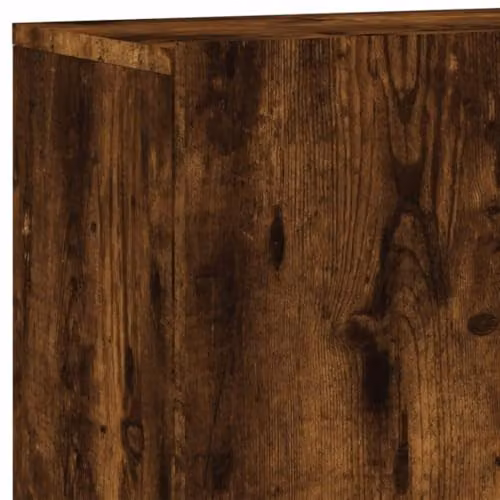 vidaXL Modern Wall-mounted TV Cabinet in Brown with Hinged Doors, W/D/H: 100 x 30 x 41 cm – 4