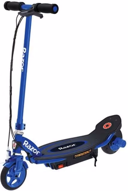 Razor PowerCore E90 Electric Scooter for Kids 8 Plus in Blue