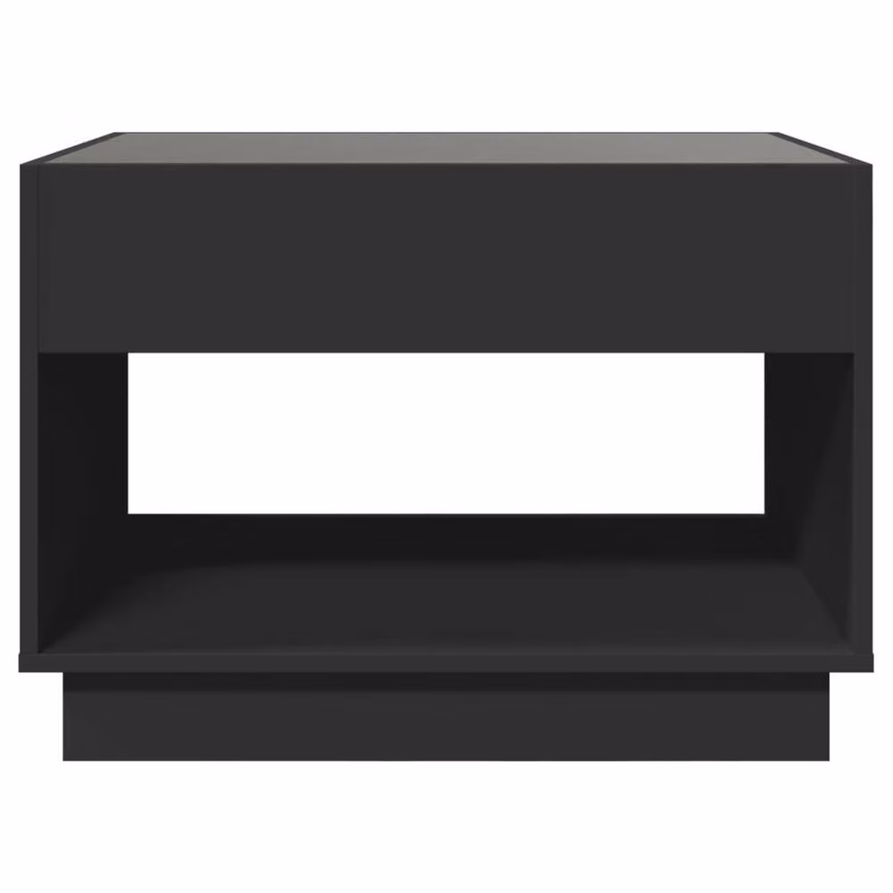 Berkfield Home Infinity LED Decorative Coffee Table in Black, W/D/H: 70 x 50 x 50 cm – 4