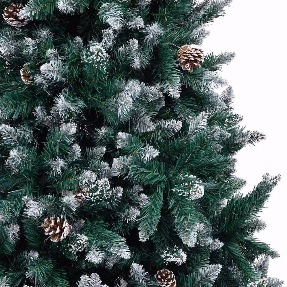 Berkfield Home Artificial Green Christmas Tree with 300 LEDs, Height: 240 cm – 4