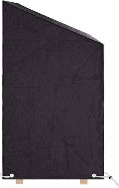 Berkfield Home Durable Water Repellent Garden Bench Covers, 2 Pack, Black, W: 130 cm, D: 70 cm, H: 70-88 cm
