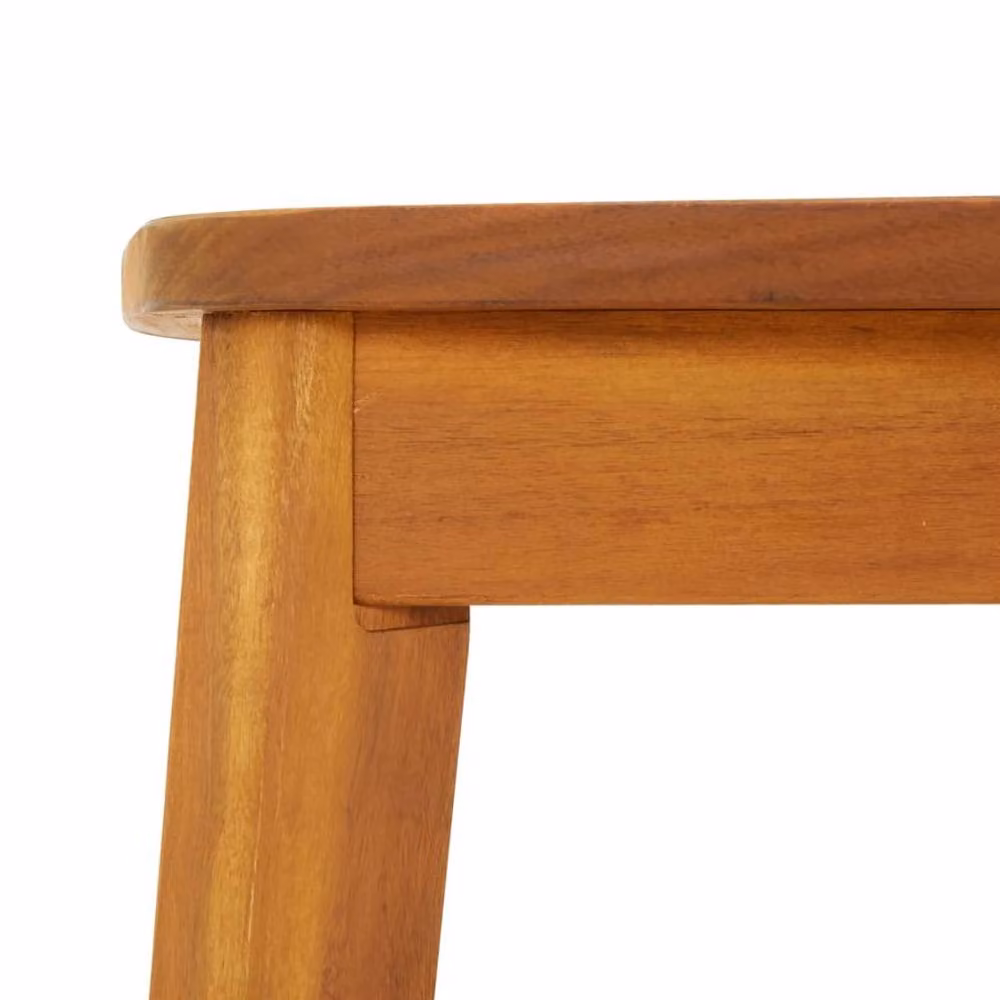 Berkfield Home Modern Garden Table in Brown Solid Acacia Wood, W/D/H: 160 x 90 x 75 cm – 2