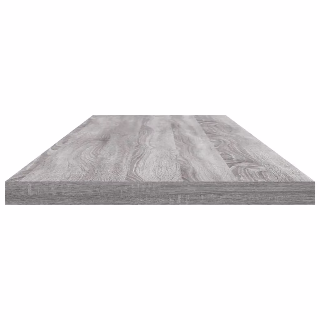 Berkfield Home Set of 4 Wall Mounted Shelves in Grey Sonoma, W/D/H: 100 x 20 x 1.5 cm – 2