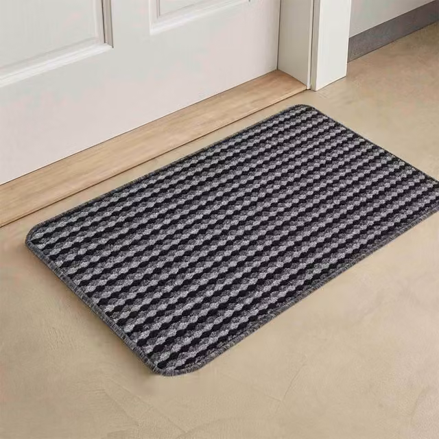 Desire Rugs Eden Non Slip Washable Dirt Trapper Indoor Doormat, Anthracite, W: 40 cm, D: 60 cm