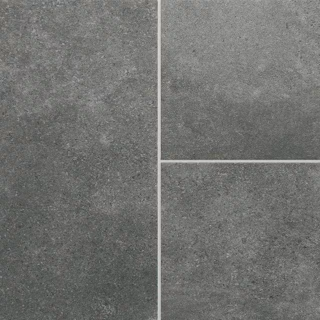 Firmfit ORG Click Lock Luxury Vinyl Tile Plank in Mid Grey, 5.5mm Wood Look LVT