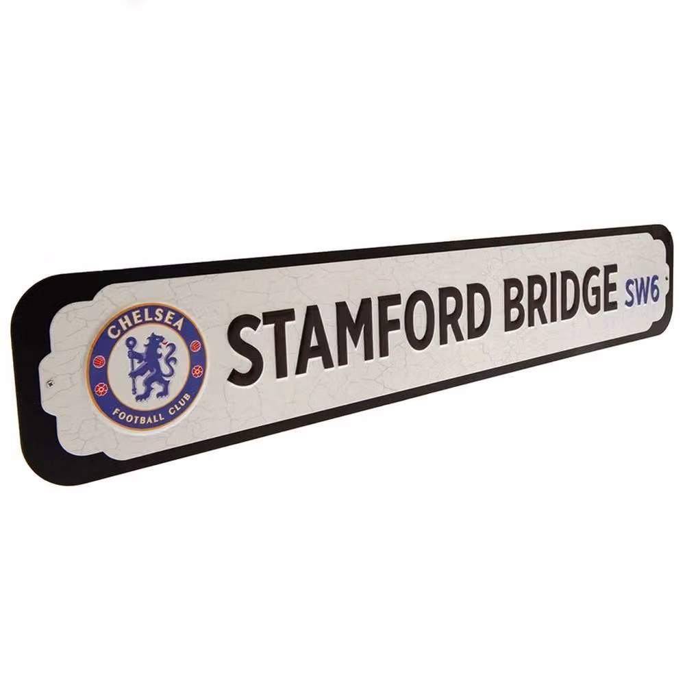 Chelsea FC Deluxe Stadium Hanging Plaque in White – 2