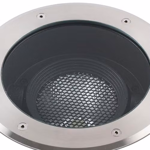 Netlighting Geiser Adjustable LED Outdoor Recessed Ground Light, 32W, 3000K Warm White, IP67, Grey and Silver Stainless Steel – 2