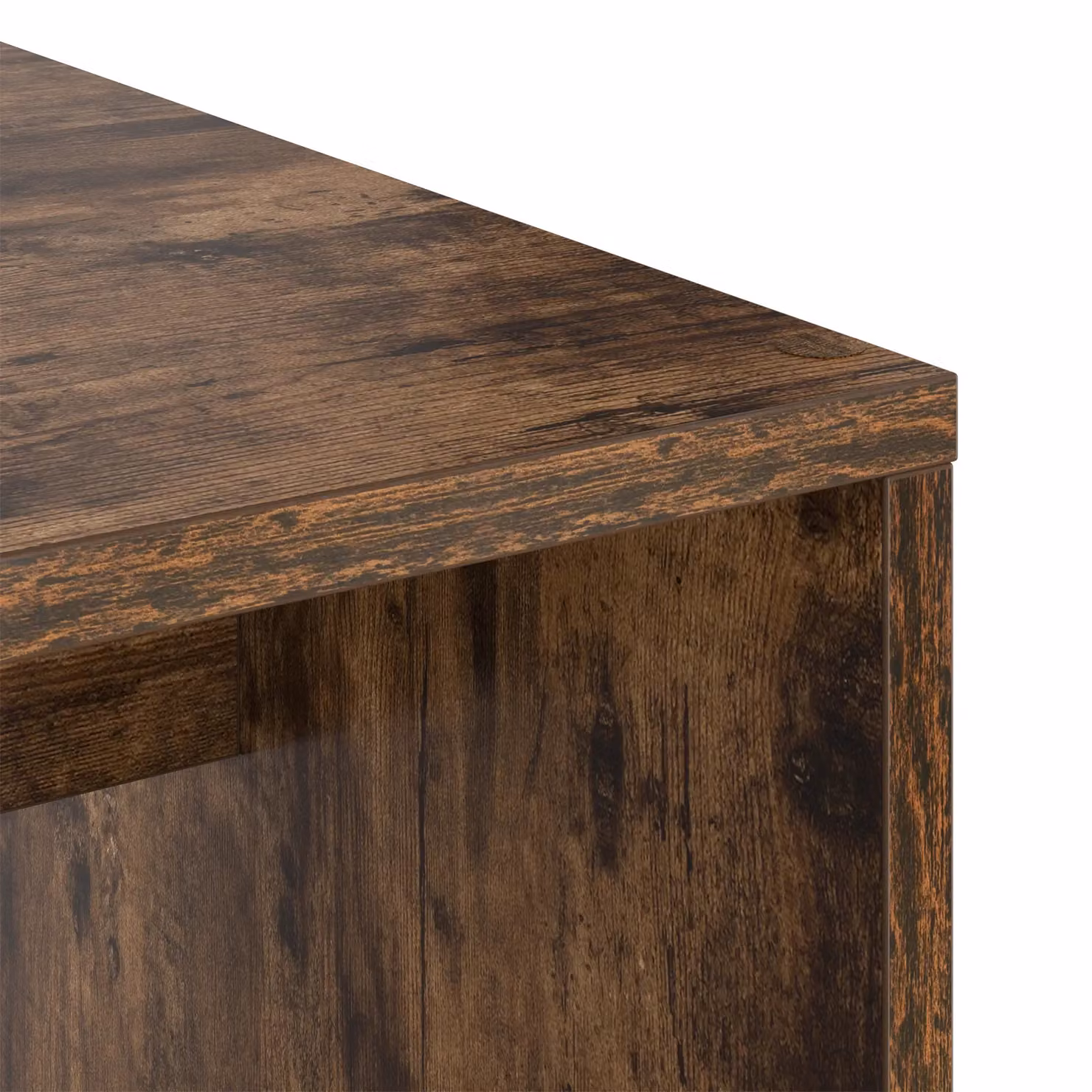 Berkfield Home Smoked Oak Writing Desk in Brown – 3
