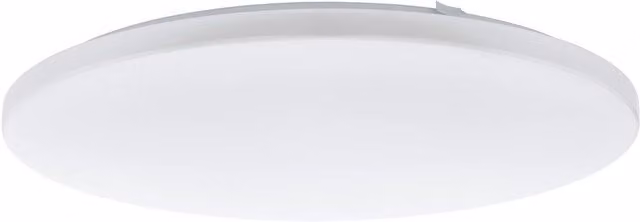 Loops White LED Ceiling Light with Plastic Shade and Metal Accents
