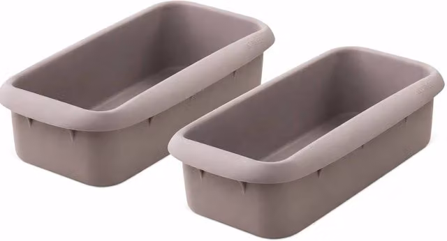 Havendro Non-Stick Silicone Rectangular Loaf Tin in Grey
