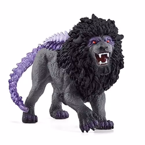 Schleich Eldrador Shadow Lion Toy Figurine