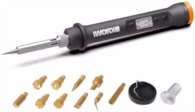 WORX 20V Wood and Metal Crafter Soldering Kit, Black