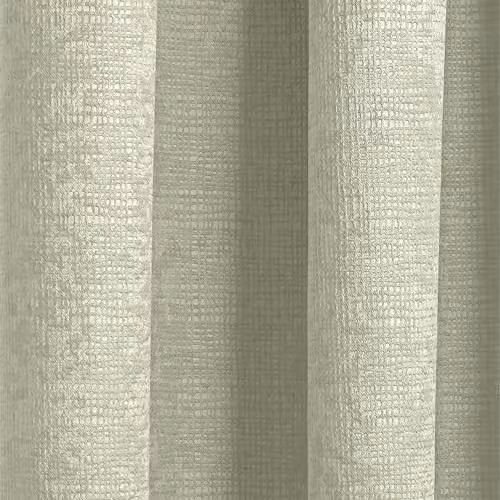 Enhanced Living Green Thermal Blockout Tape Top Curtains, W: 229 cm, H: 183 cm – 2