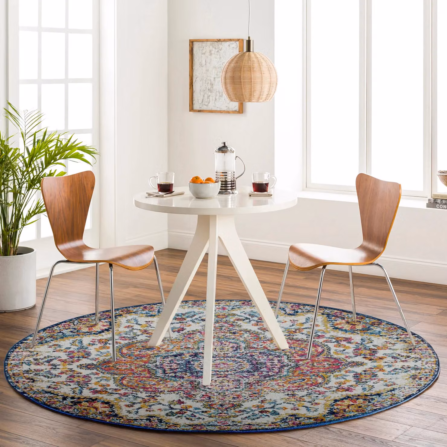 Livabliss Elaziz Multicolour Traditional Boho Vintage Rug, W: 140 cm, D: 200 cm – 5