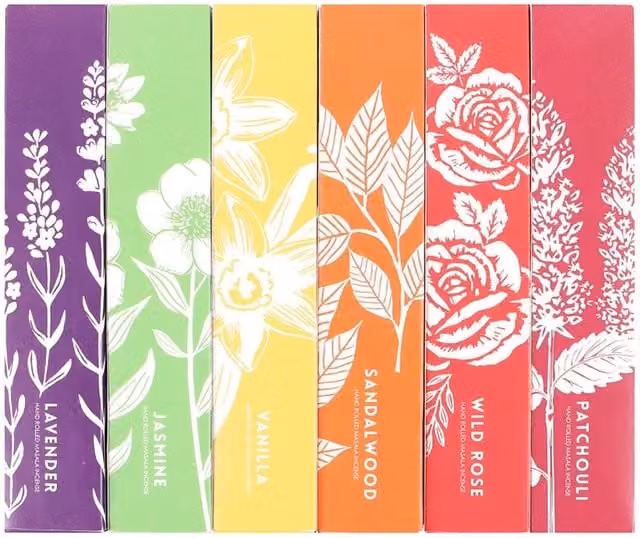 Something Different Aromatic Botanical Masala Incense Sticks, Pack of 6, Multicolour
