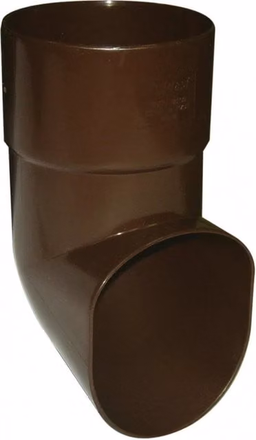 FloPlast Deepflow/Hi-Cap Downpipe Shoe, 80mm, Brown