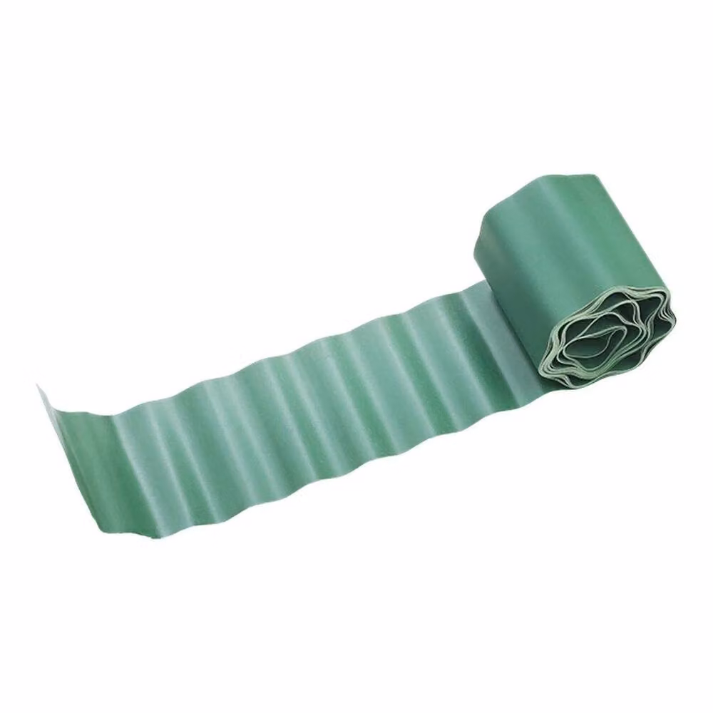 KORVIXA Green Plastic Flexible Lawn Edging Border – 3