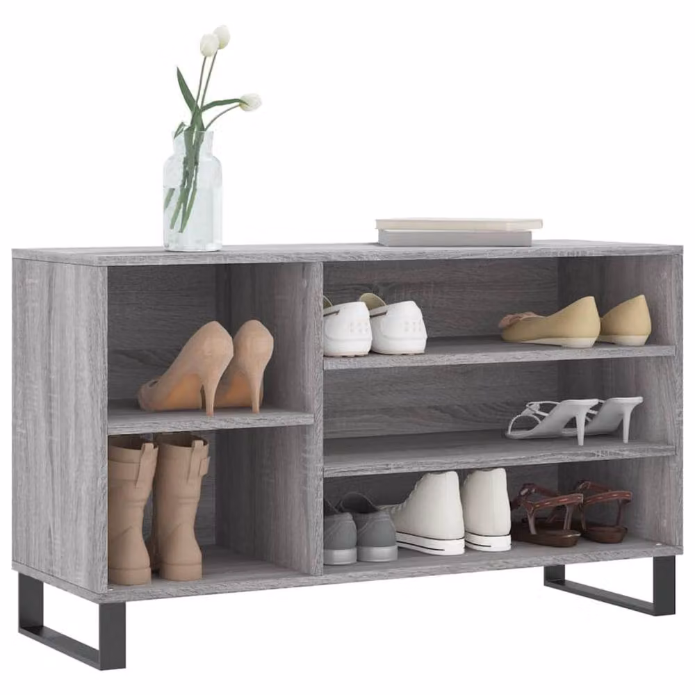 Berkfield Home Grey Sonoma Shoe Cabinet W/D/H: 102 x 36 x 60 cm – 3