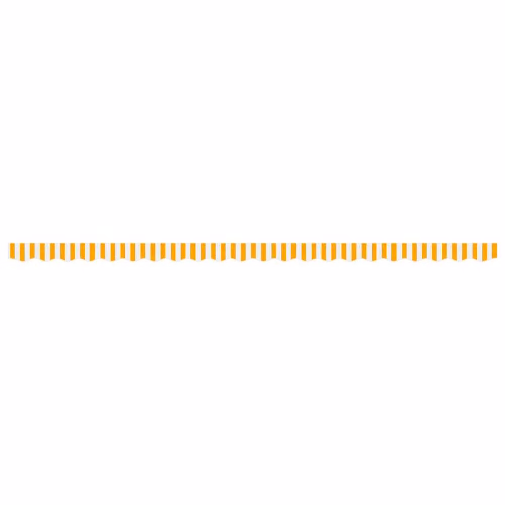 Berkfield Home Replacement Awning Valance Fabric, Yellow and White Stripe, 5 m – 2