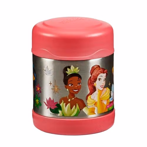 Thermos FUNtainer Disney Princesses Stainless Steel Food Flask, Multicolour, 290ml – 2