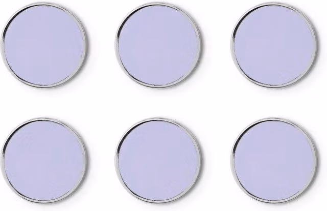 Mustard Made The Buttons Adhesive Round Plain Purple Buttons for Adults