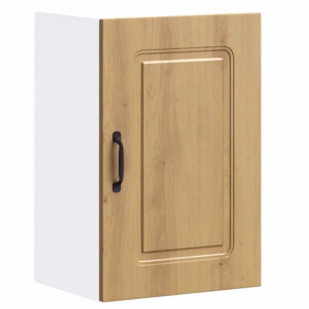 Berkfield Home Kalmar Kitchen Wall Cabinet in Artisan Oak Brown Engineered Wood – 1