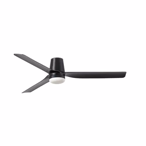 Faro Barcelona Punt Tub LED Ceiling Fan, Black, 132 cm – 1