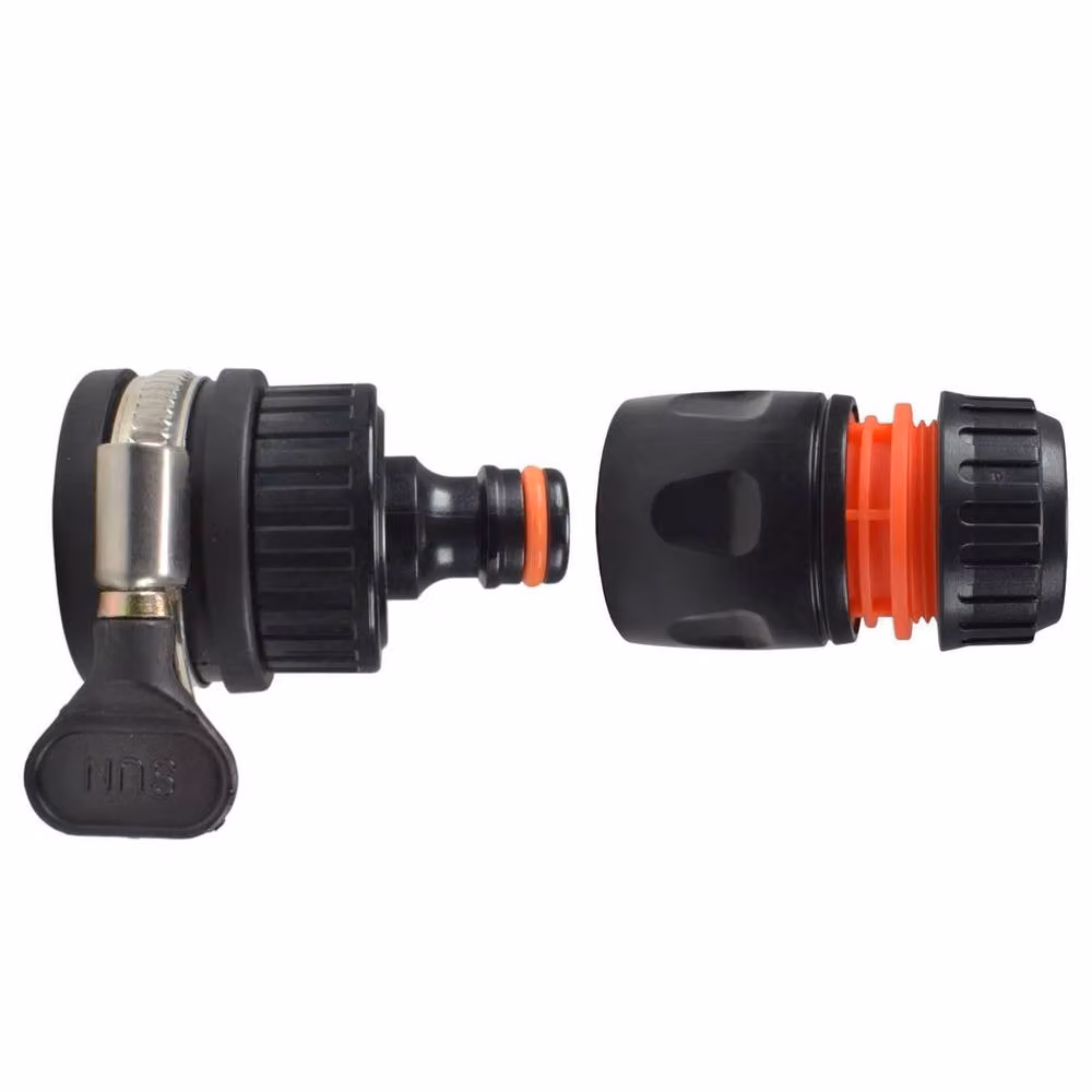 SPETLEK Adjustable Rubber Tap Connector, Black – 4