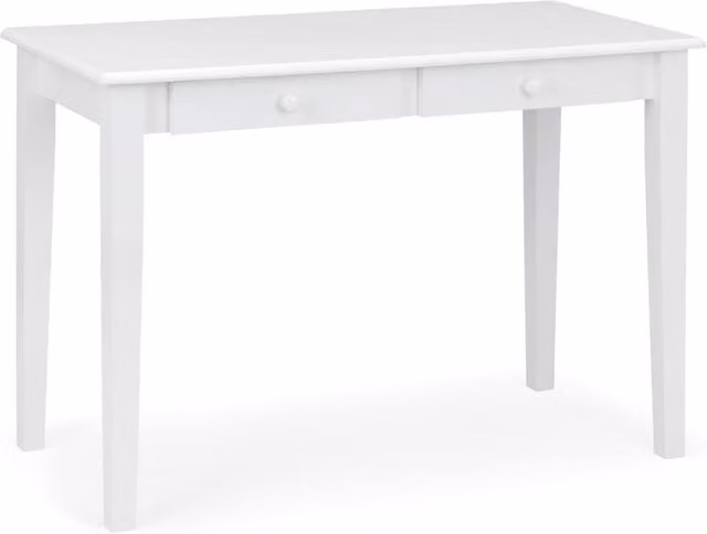 Cheshire Signature Carlton Modern Writing Desk in Matt White