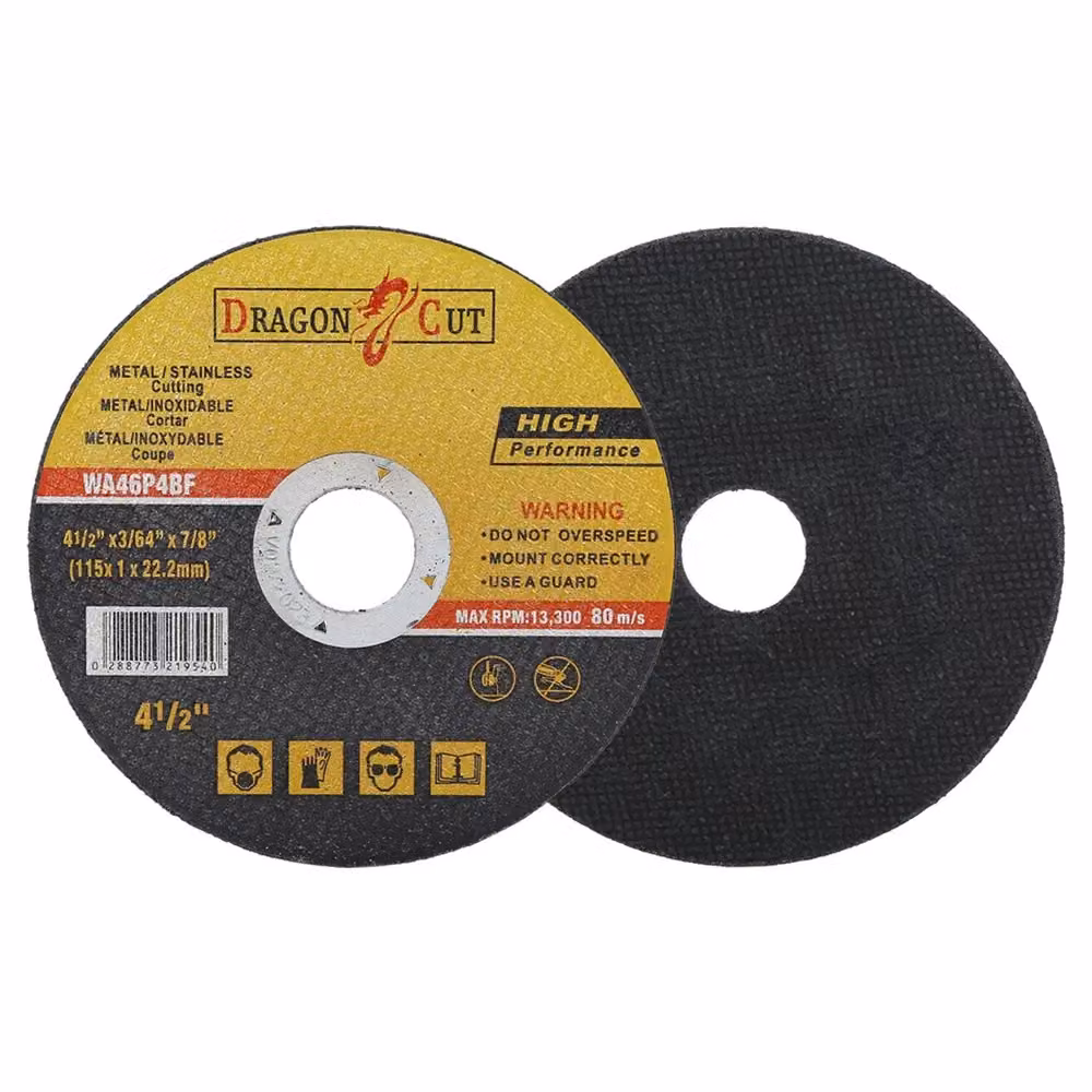 Hinsinc 50-Piece Ultra Thin 1mm Metal Cutting Blade Disc for Steel and Stainless Steel, 115mm, Grey – 3