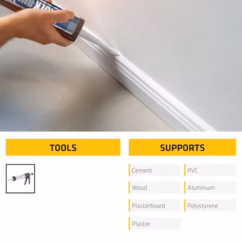 Sika White Flexible Acrylic Caulk, 295ml – 4